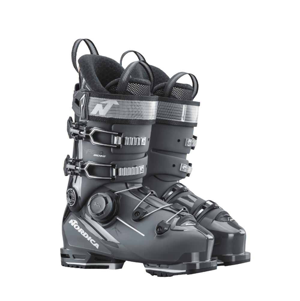 Nordica Speedmachine 3 100 Boa Ski Boots Grey Black White 26.5