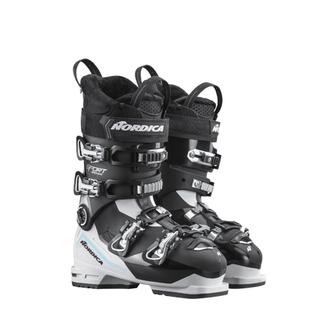 Nordica Sportmachine 3 75w Womens Ski Boots Black Grey Blue 24.5