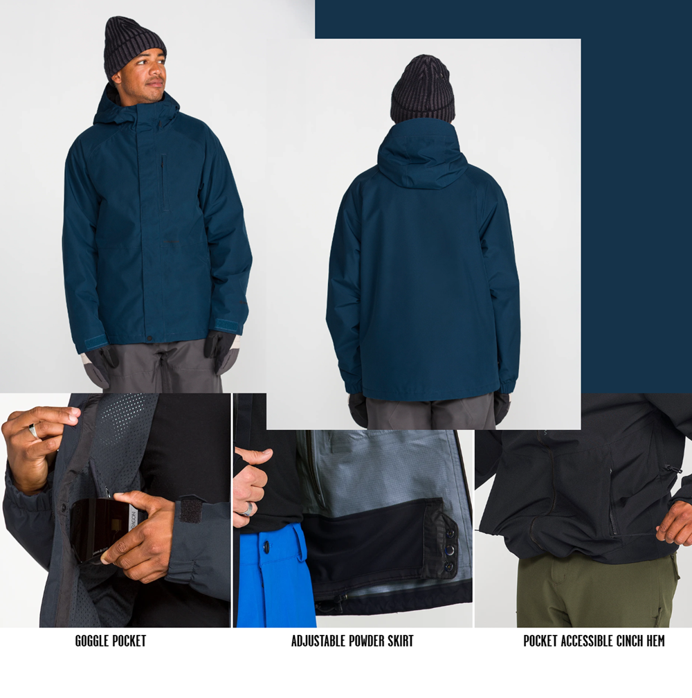 Volcom Dua Goretex Jacket Blue