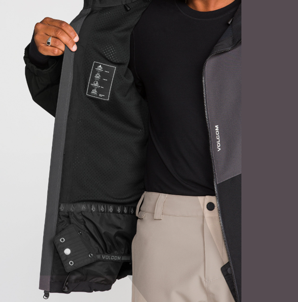 Volcom Brighton Full Zip Jacket Grey