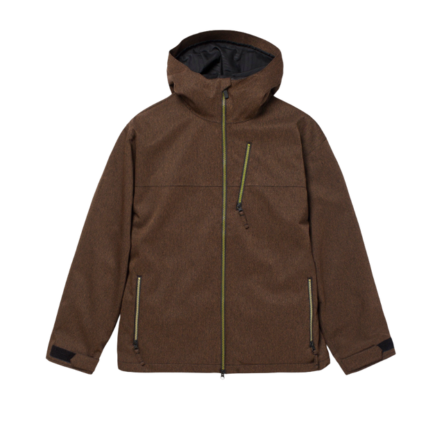 Volcom Top Stitch Jacket Brown Denim