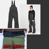 Volcom Roan Overalls Bibs Grey