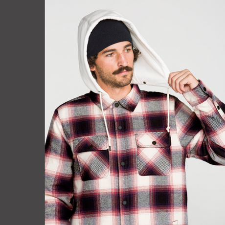 Volcom Enson Insulated Riding Flannel Blue XL
