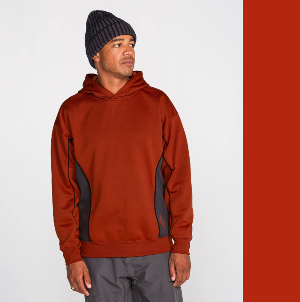 Volcom Vital Hydro Pullover Burnt Orange