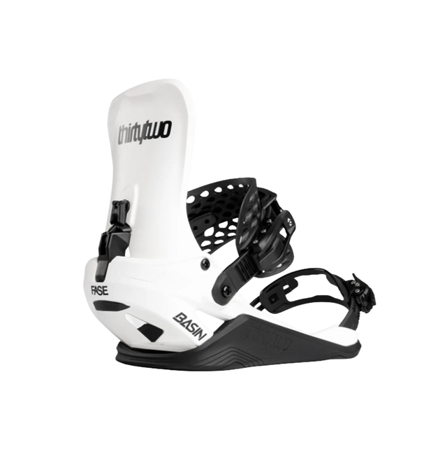 ThirtyTwo 32 Basin FASE Bindings 2027 White Large