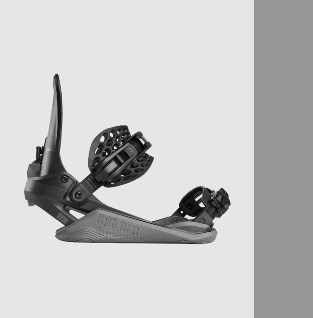 ThirtyTwo 32 Basin Public FASE Bindings 2027 Black Grey Large