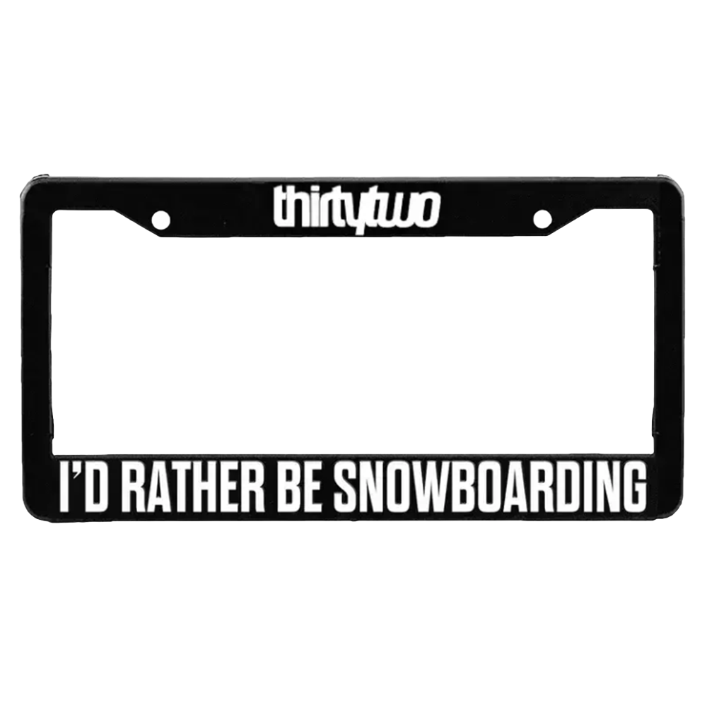 ThirtyTwo 32 License Plate Cover Black