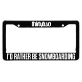 ThirtyTwo 32 License Plate Cover Black