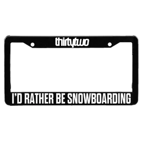 ThirtyTwo 32 License Plate Cover Black