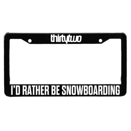 ThirtyTwo 32 License Plate Cover Black