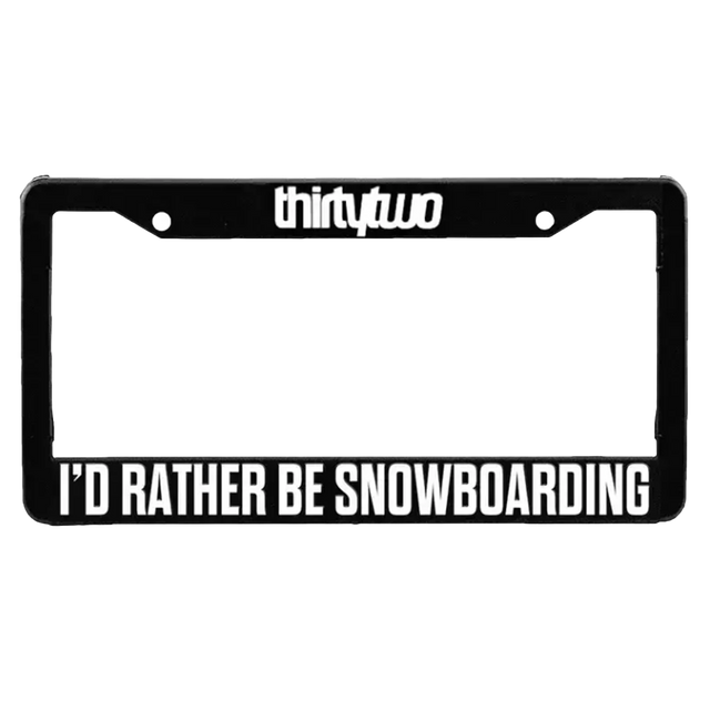 ThirtyTwo 32 License Plate Cover Black