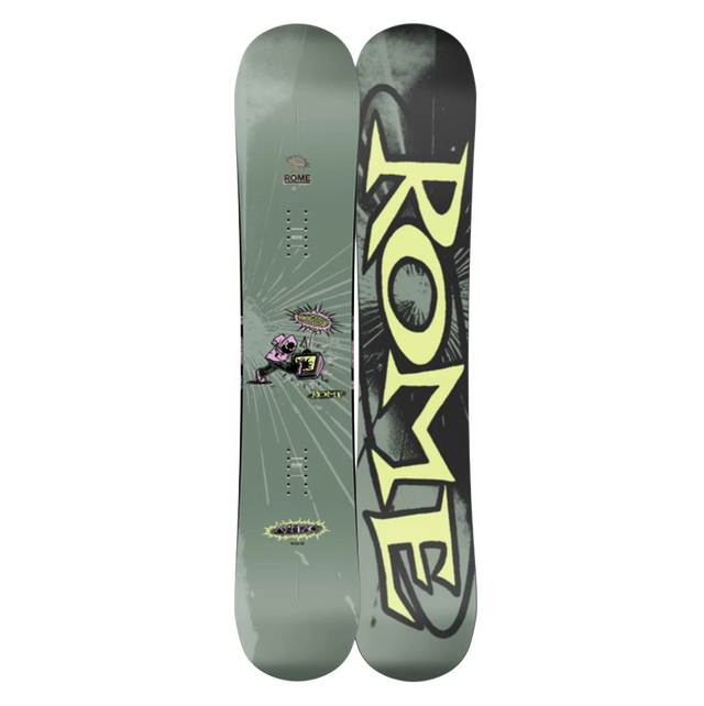 Rome Artifact Snowboard 2027 Green 154W