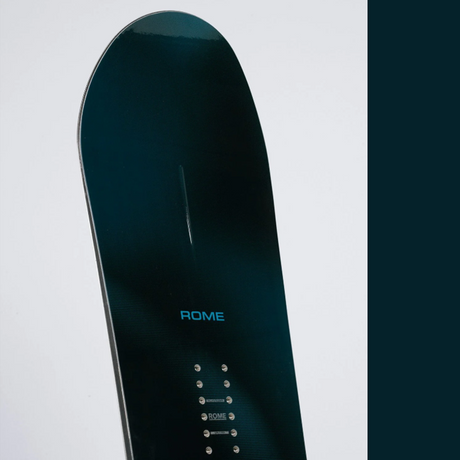 Rome Stale Crewzer Snowboard 2027 Black Blue 158 WIDE