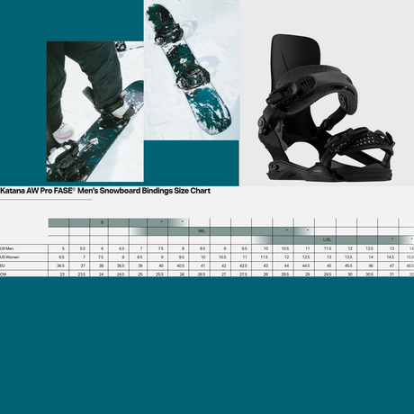 Rome Katana AW FASE Pro Binding 2027 Black M/L