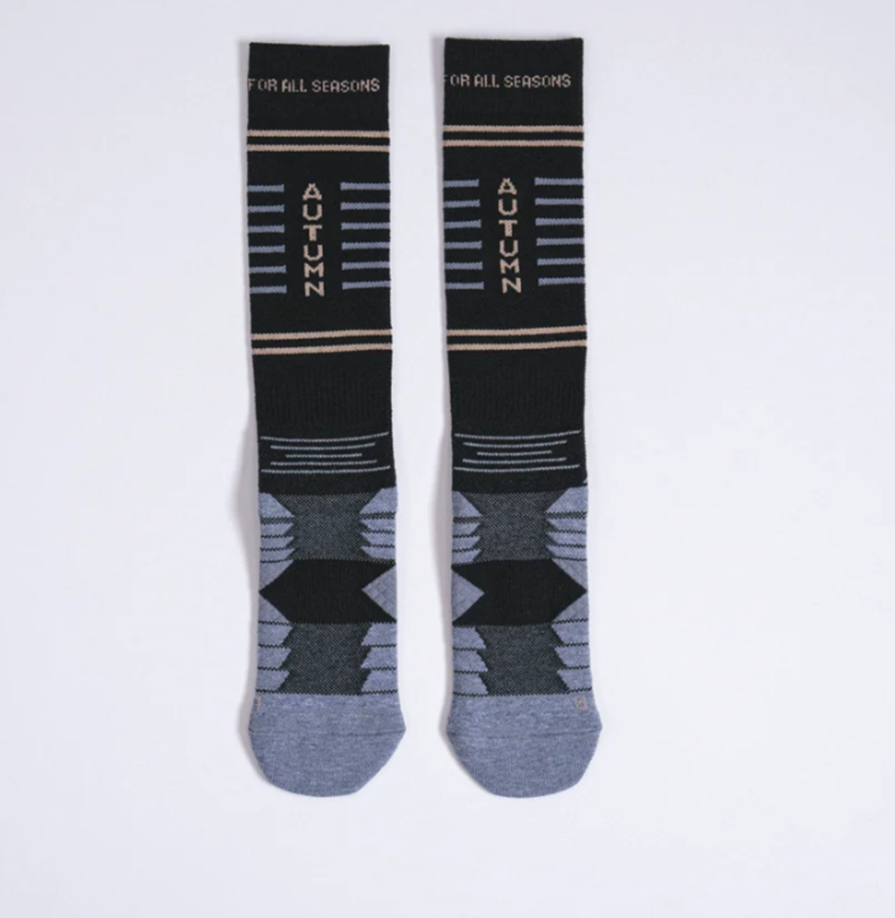 Autumn Steeps Socks Green