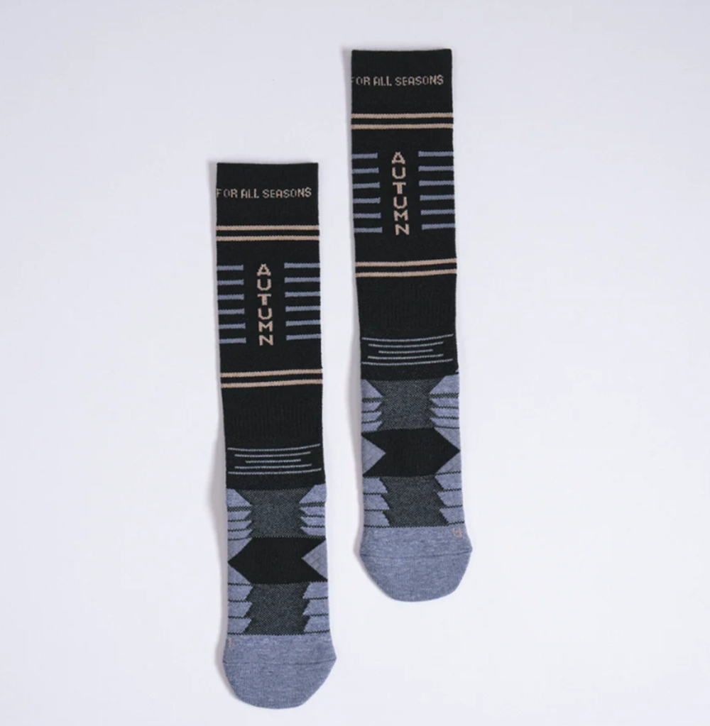 Autumn Steeps Socks Green