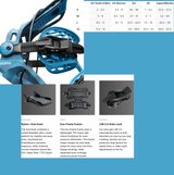Nidecker Flow Fenix Bindings 2027 Cyber Blue Medium