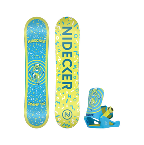 Nidecker Scamp Snowboard Complete w/ Bindings 2027 Blue Green 80