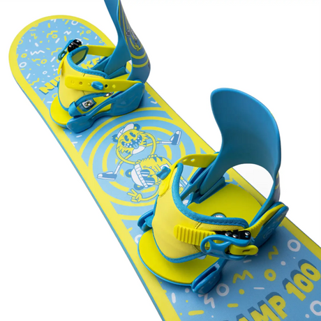 Nidecker Scamp Snowboard Complete w/ Bindings 2027 Blue Green 90