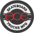 ACE SEAL PATCH 2.5" BLACK WHT RED
