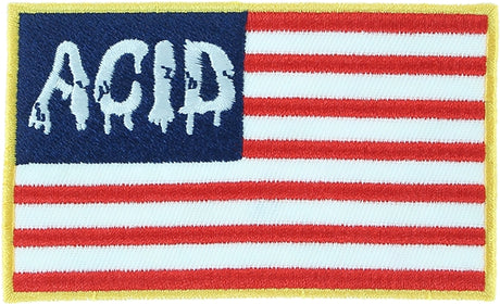 ACID CHEMICAL FLAG PATCH 2"x4"