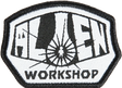 ALIEN WORKSHOP OG LOGO PATCH BLK/WHT