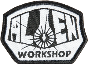 ALIEN WORKSHOP OG LOGO PATCH BLK/WHT
