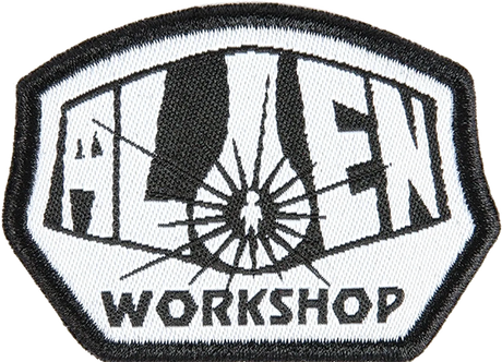 ALIEN WORKSHOP OG LOGO PATCH BLK/WHT