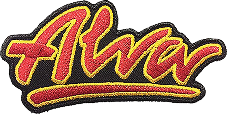 ALVA OG LOGO PATCH RED/YEL/BLK