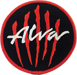 ALVA SCRATCH LOGO PATCH RED/WHT/BLK