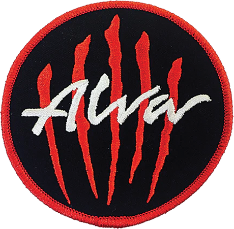 ALVA SCRATCH LOGO PATCH RED/WHT/BLK