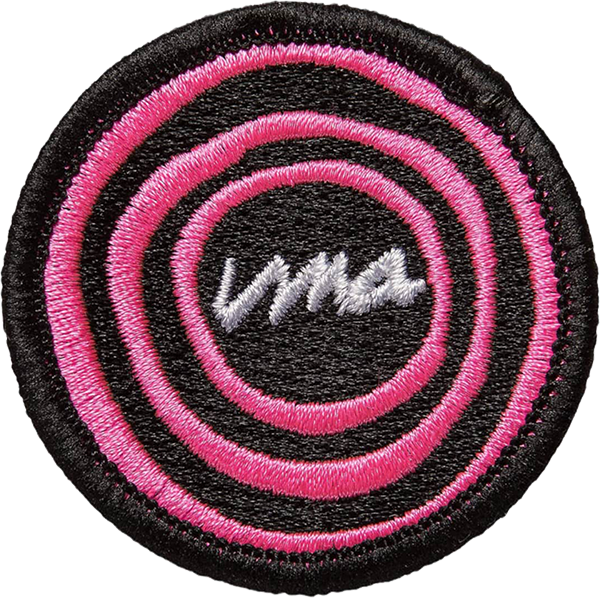 UMA  BULLSEYE PATCH 2" BLACK/PINK
