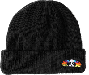 ALIEN WORKSHOP SPECTRUM EMBROIDERED PATCH BEANIE BLACK