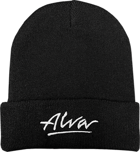 ALVA OG LOGO BEANIE BLACK/WHT