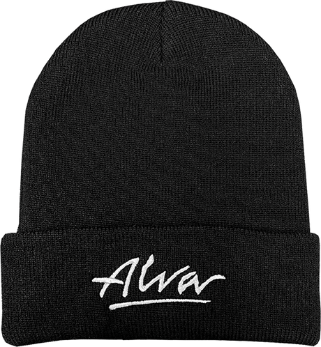ALVA OG LOGO BEANIE BLACK/WHT