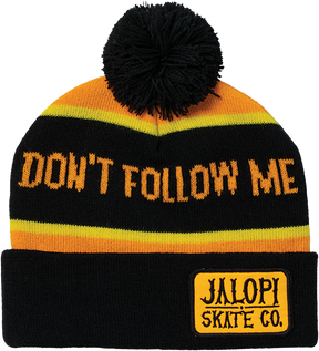 ANTI HERO I'M LOST TOO POM BEANIE ORG/BLK/YEL