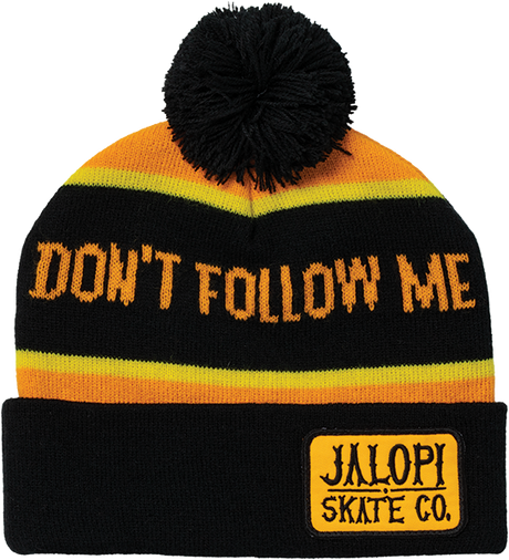ANTI HERO I'M LOST TOO POM BEANIE ORG/BLK/YEL