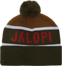 ANTI HERO ZAMBONY POM BEANIE OLIVE/GOLD/RED