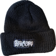 BACON LOGO BEANIE BLACK