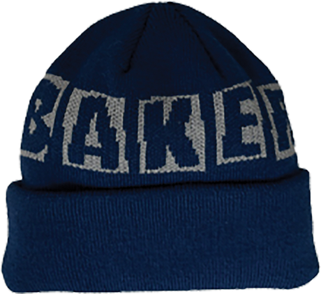 BAKER BRAND LOGO BEANIENAVY