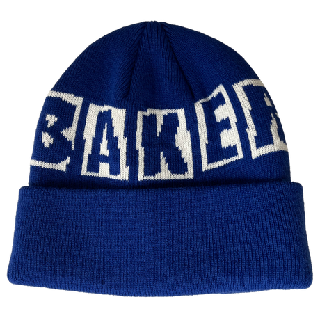 BAKER BRAND LOGO BEANIE ROYAL BLUE