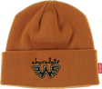 CHOCOLATE WAYLON W TIGHT CUFF BEANIE ORANGE