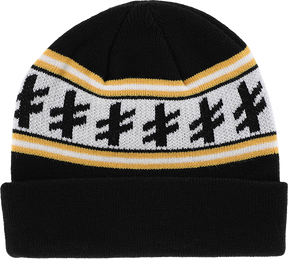 DEATHWISH GANG LOGO BEANIE BLK/YLW