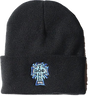 DOGTOWN CROSS LOGO BEANIE BLACK/BLUE CROSS