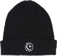 FOUNDATION STAR & MOON BEANIE BLACK
