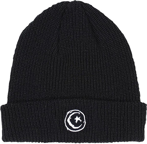 FOUNDATION STAR & MOON BEANIE BLACK