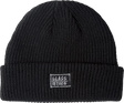 GLASS HOUSE MEMO LABEL ROLL UP BEANIE BLACK