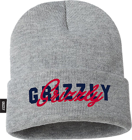 GRIZZLY NO SUBSTITUTE BEANIE GREY