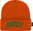 GRIZZLY PURVEYOR BEANIE ORANGE