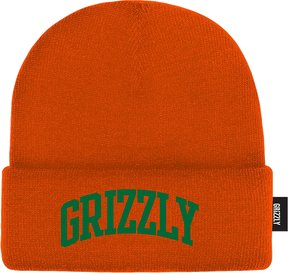 GRIZZLY PURVEYOR BEANIE ORANGE